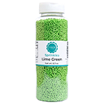 O'Creme Lime Green Sprinkles, 6.3 oz.