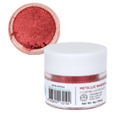 O'Creme Metallic Maroon Luster Dust, 4 gr.