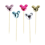 O'Creme 'Mickey Mouse' Cake Toppers, Pack of 45