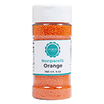 O'Creme Orange Nonpareils, 4 oz.