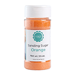 O'Creme Orange Sanding Sugar, 3.5 oz.