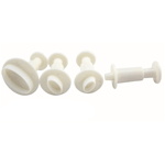 O'Creme Oval Plunger Cutter, Set of 4