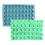 O'Creme Petals with Dots Silicone Impression Mold, 6" x 4"
