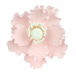 O'Creme Pink Anemone Gumpaste Flowers, 3.25" - Set of 6