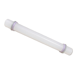 O'Creme Polyethylene Rolling Pin with Guide Rings, 9" Long x 7/8" Dia.