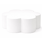 O'Creme Polystyrene Petal Cake Dummy, 10" Dia. x 6" High