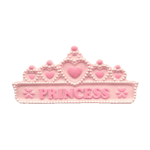 O'creme Princess Tiara Banner Silicone Mold