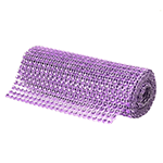 O'Creme Purple Rhinestone Wrap, 4-1/2" x 1 Yard