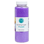 O'Creme Purple Sanding Sugar, 8 oz.