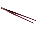 O'Creme Purple Stainless Steel Straight Tip Tweezers, 12" 