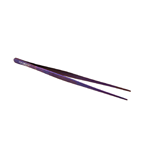 O'Creme Purple Stainless Steel Straight Tip Tweezers, 8" 