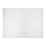 O'Creme Full Size Rectangular White Foil Cake Board, 1/2" Thick, Pack of 5