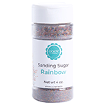 O'Creme Rainbow Sanding Sugar, 4 oz.