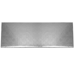 O'Creme Silver Log Cake Drum Board, 11" x 6" x 1/4" Thick, Pack of 10
