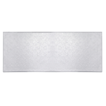 O'Creme White Log Cake Drum Board, 14" x 6" x 1/4" Thick, Pack of 10