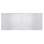 O'Creme White Log Cake Drum Board, 16" x 6" x 1/4" Thick, Pack of 10