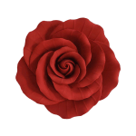 O'Creme Red Garden Rose Gumpaste Flowers, 2