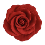 O'Creme Red Garden Rose Gumpaste Flowers, Set of 3