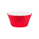 O'Creme Red Mini Foil Cupcake Liners, 1.25" Diameter - Pack of 500