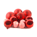 O'Creme Red Plastic Cake Balls - Pack of 60
