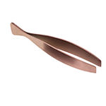 O'Creme Rose Gold Stainless Steel Fish Tweezers, 5-1/8