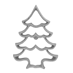 O'Creme Rosette-Iron Mold, Cast Aluminum Large Christmas Tree Shape