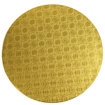 O'Creme Round Gold Cake Drum Board, 20