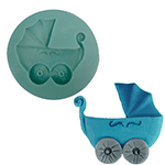 O'Creme Silicone Baby-Carriage Fondant Mold