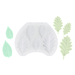 O'Creme Silicone Blackberry & Oak Leaves Fondant Mold