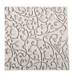 O'Creme Silicone Fondant Impression Mold, Heart Vine