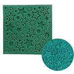 O'Creme Silicone Fondant Mold, Stars