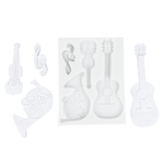 O'Creme Silicone Musical Instruments Fondant Mold