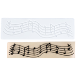 O'Creme Silicone Musical Notes Fondant Mold