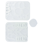 O'Creme Silicone Orchid Mold & Veiner Set