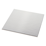 O'Creme Silver Square Mini Board, 2.75" - Pack of 100