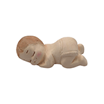 O'Creme Sleeping Baby Gumpaste Topper, 2.8" x 1.4"