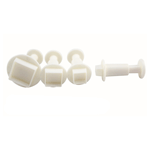 O'Creme Square Plunger Cutter, Set of 4