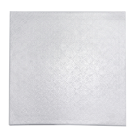 O'Creme Square White Cake Drum Board, 18" x 1/2" Thick, Pack of 5