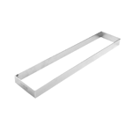 O'Creme Stainless Steel Rectangular Biscotti Ring, 16" x 3-1/4" x 1" High