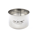 O'Creme Stainless Steel Round Cake Ring, 2-3/4