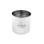 O'Creme Stainless Steel Round Cake Ring, 3" x 2-3/4" High 