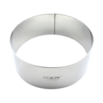 O'Creme Stainless Steel Round Cake Ring, 6" x 2-1/2" High