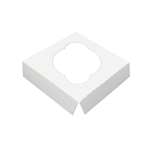 O'Creme White Cardboard Insert for Cupcake, 1 Cavity - Case Of 100