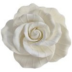 O'Creme White Garden Rose Gumpaste Flowers, Set of 3