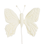 O'Creme White Gumpaste Butterflies - Set of 6