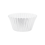 O'Creme White Mini Foil Cupcake Liners, 1.25" Diameter - Pack of 500