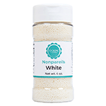 O'Creme White Nonpareils, 4 oz.