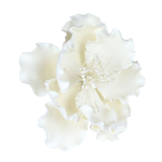 O'Creme White Peony Gumpaste Flowers - Set of 3