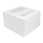 O'Creme White Pie Box with Window, 10