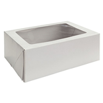 O'Creme White Rectangular Cake Box, 14" x 10" x 5" - Case of 100